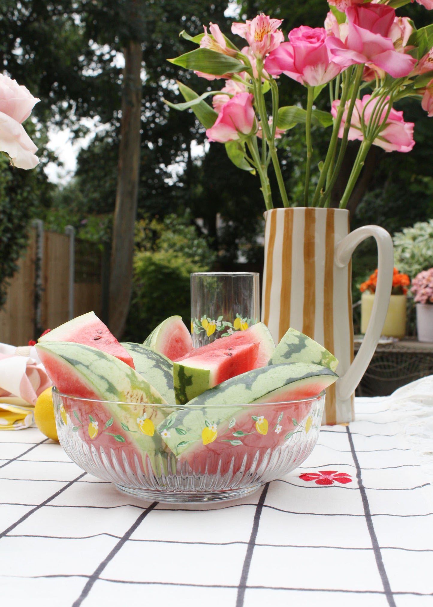 Limoncello ribbed medium bowl