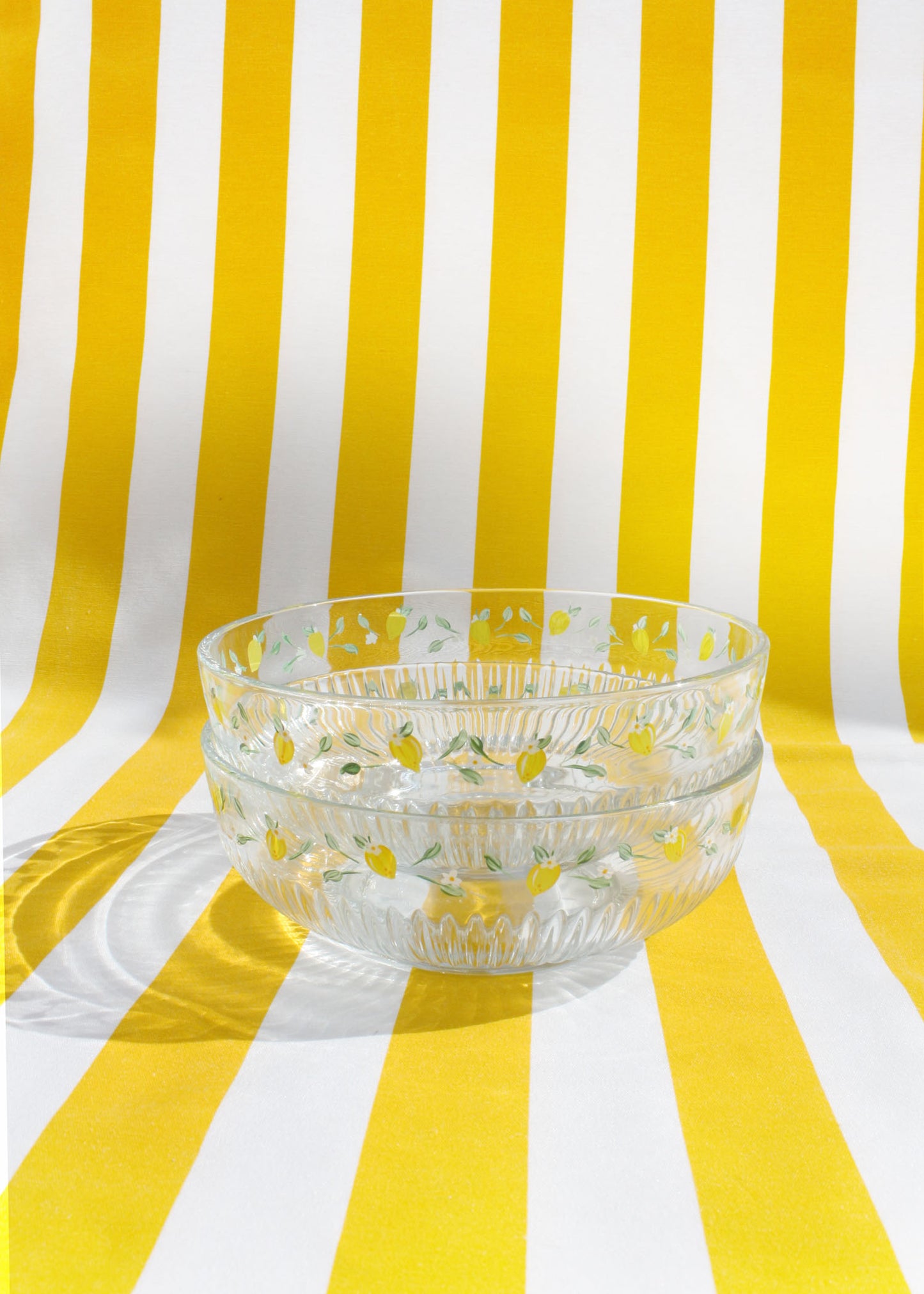 Limoncello ribbed medium bowl