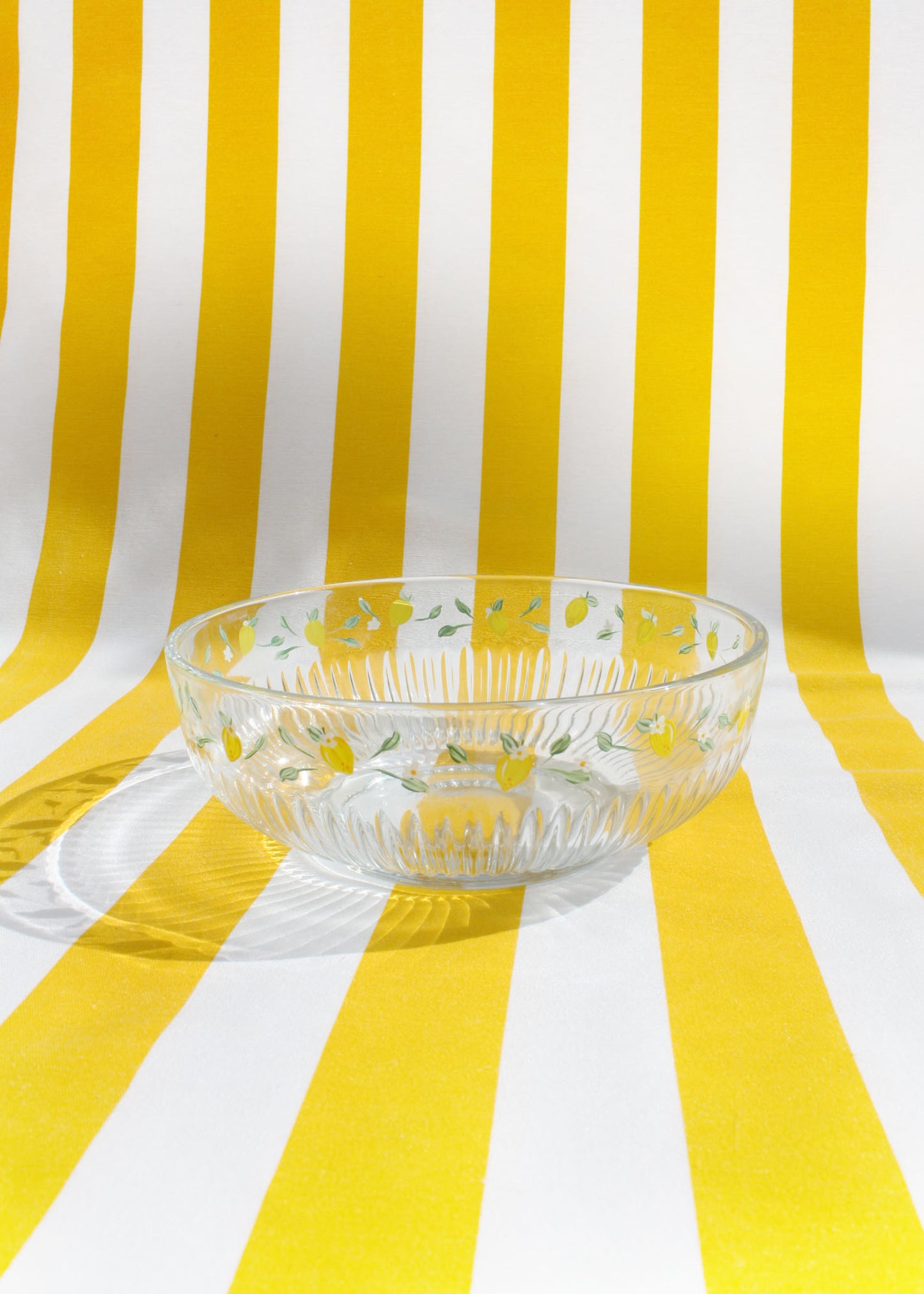 Limoncello ribbed medium bowl