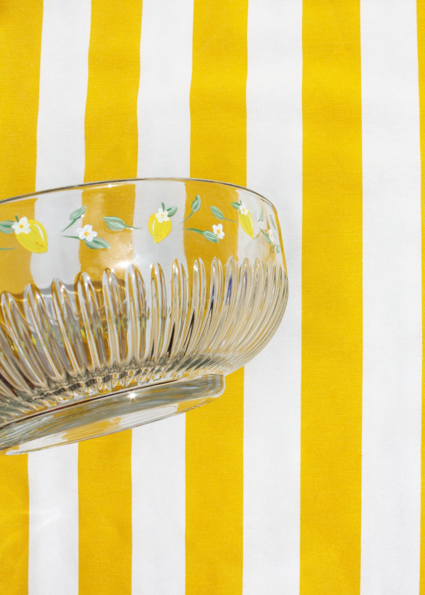 Limoncello ribbed medium bowl